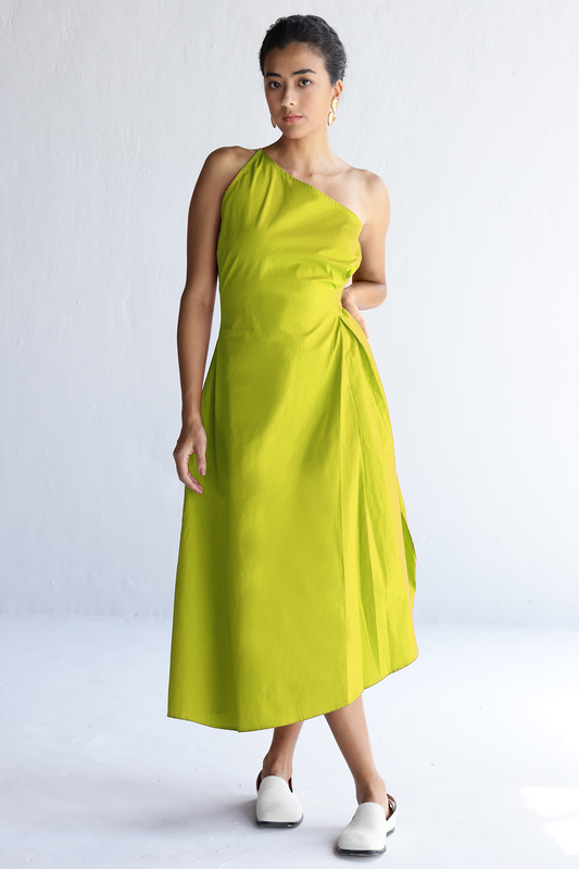 Amelie Dress : Island Green