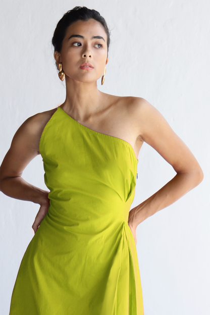 Amelie Dress : Island Green