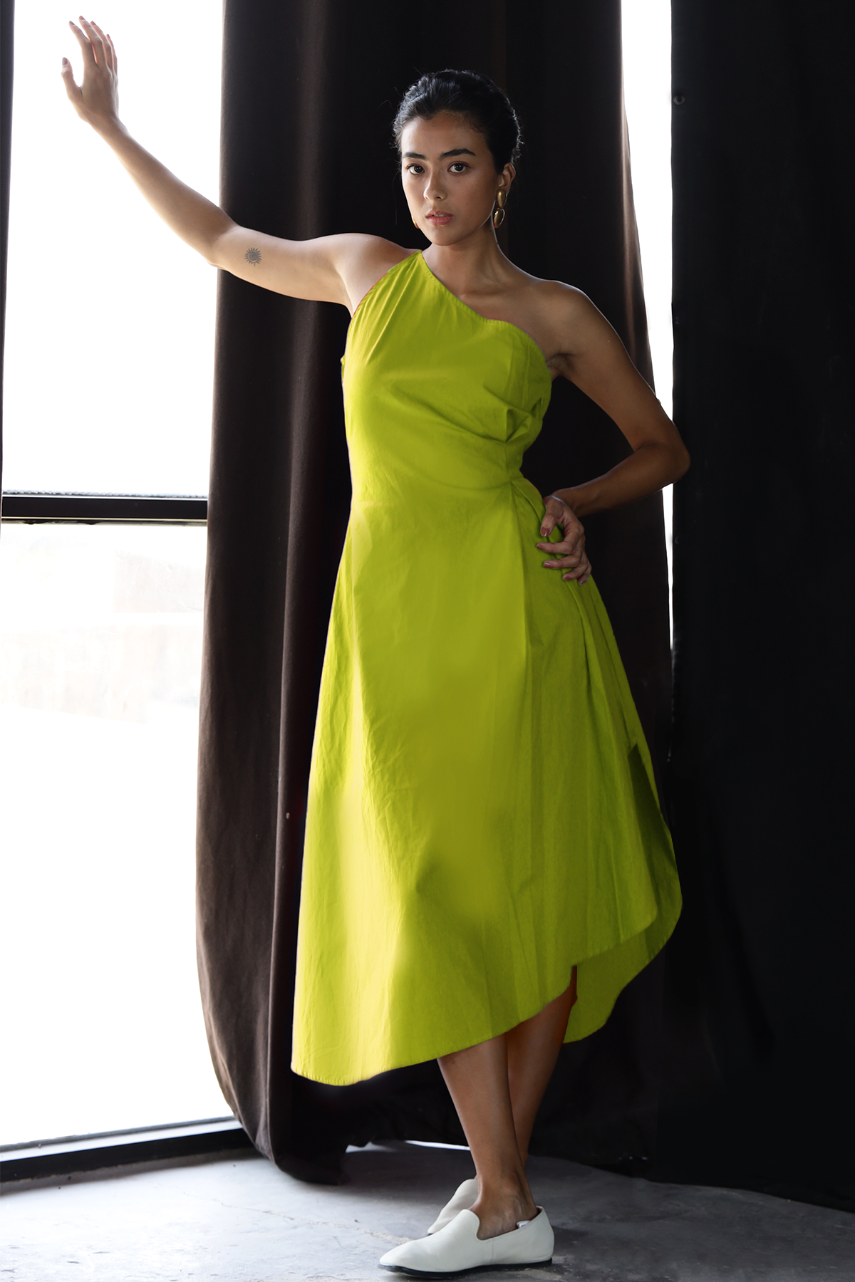 Amelie Dress : Island Green