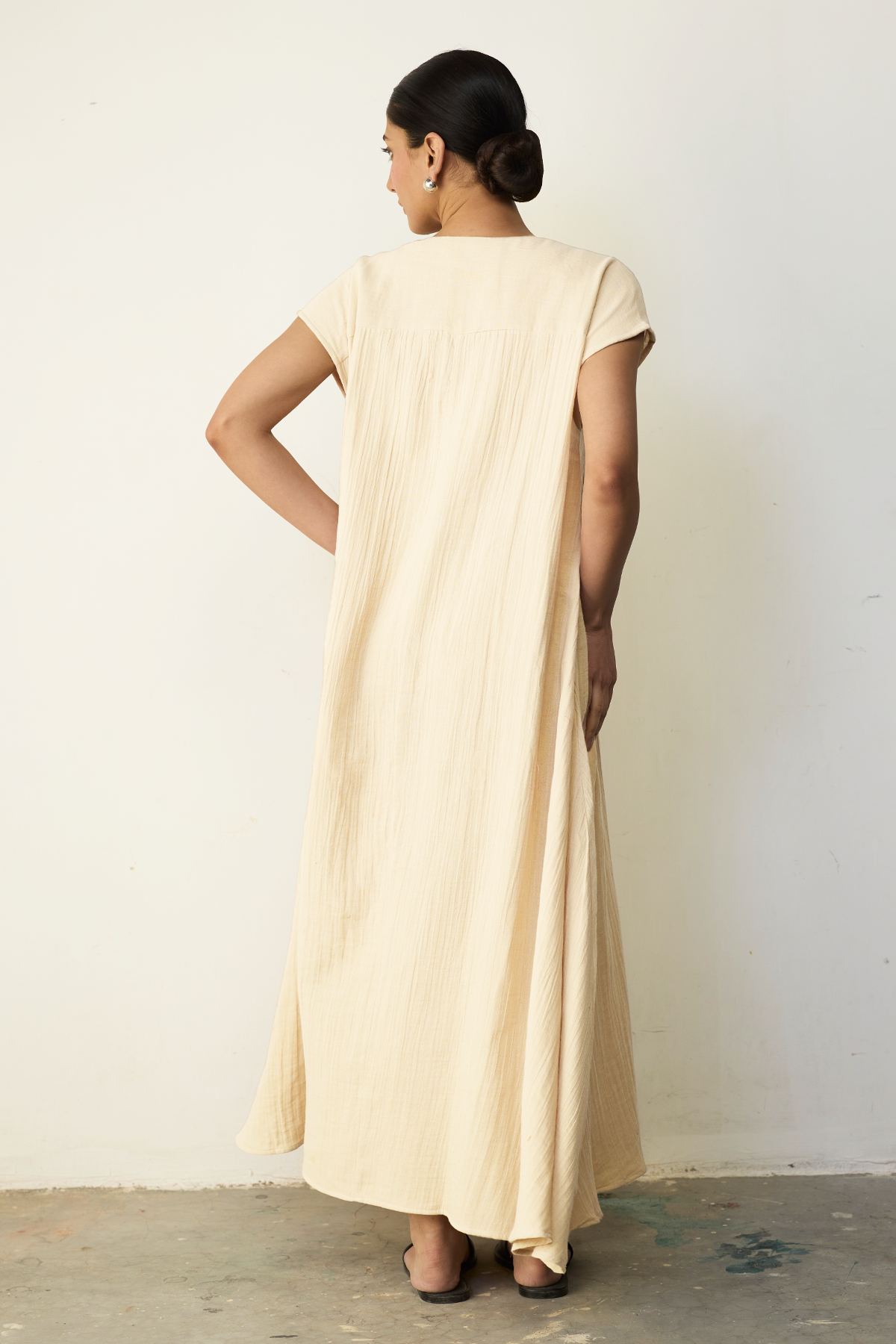 June Pocket Dress : Natural
