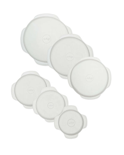 6-Piece Reusable Stretch Lids - Round Set