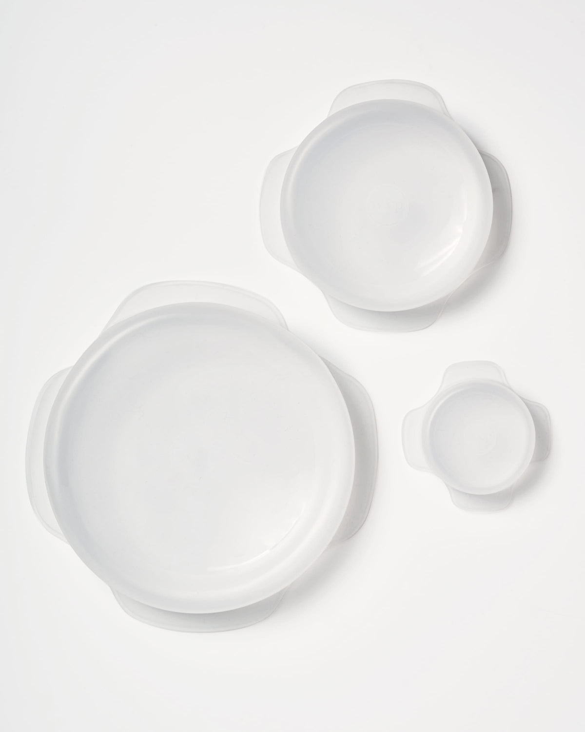 3-Piece Reusable Stretch Lids - Round Set