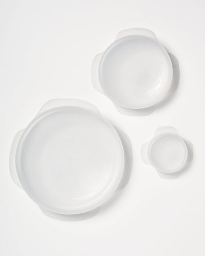 3-Piece Reusable Stretch Lids - Round Set