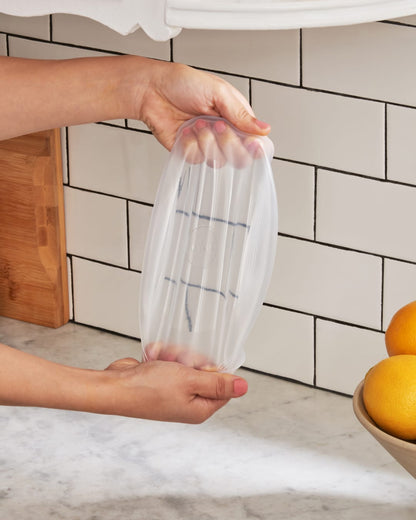 3-Piece Reusable Stretch Lids - Round Set