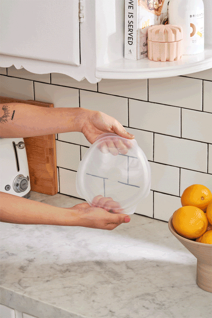 6-Piece Reusable Stretch Lids - Round Set